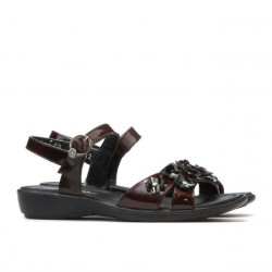 Children sandals 523 patent bordo