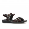 Children sandals 523 patent bordo