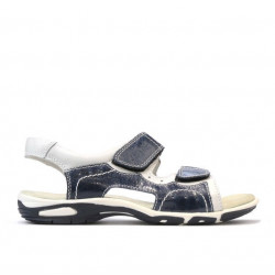 Children sandals 322 indigo+white