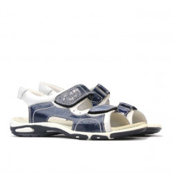 Children sandals 322 indigo+white