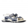 Children sandals 322 indigo+white