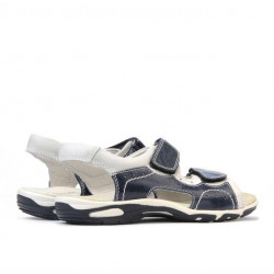 Children sandals 322 indigo+white