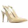 Women sandals 1235 patent beige