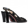 Women sandals 1221 patent black