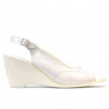 Women sandals 599 white pearl