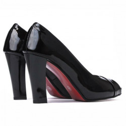 Women sandals 1219 patent black