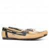 Women loafers, moccasins 620p sand+tdm