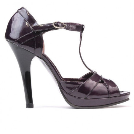 Women sandals 1054 patent purple