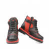 Small children boots 21c biz black+red