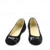 Children shoes 117 black velour