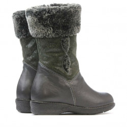 Small children knee boots 24c gray