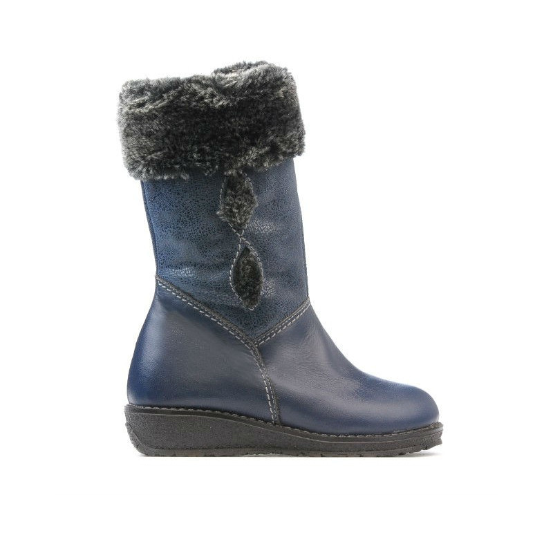 Small children knee boots 24c indigo combined