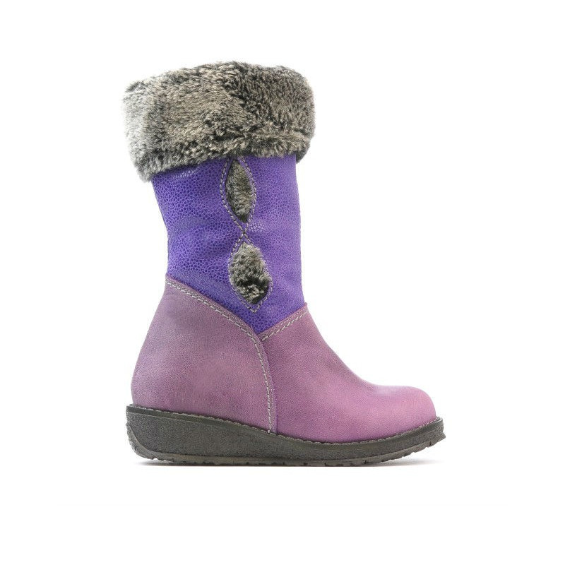 Small children knee boots 24c tuxon purple combined