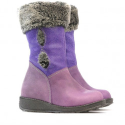 Small children knee boots 24c tuxon purple combined