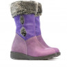 Small children knee boots 24c purple combined