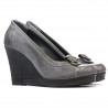 Women casual shoes 178 gray combined