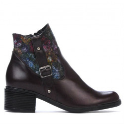 Women boots 3319 bordo pastel