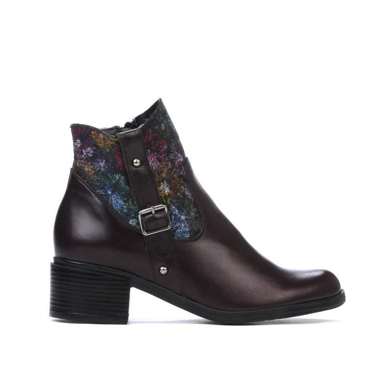 Women boots 3319 bordo pastel