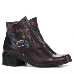 Women boots 3319 bordo pastel