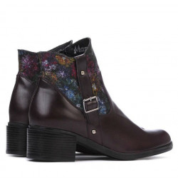 Women boots 3319 bordo pastel