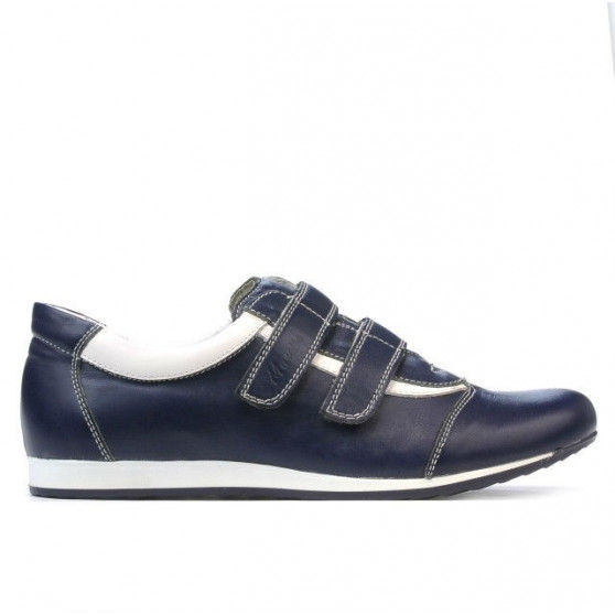 Women sport shoes 194 indigo+white