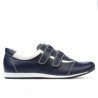 Women sport shoes 194 indigo+white