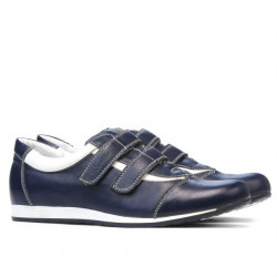 Women sport shoes 194 indigo+white