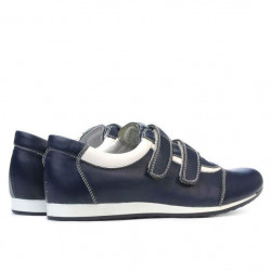 Women sport shoes 194 indigo+white