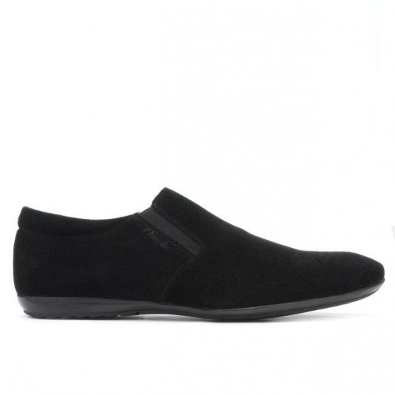 Men casual shoes 760 black velour