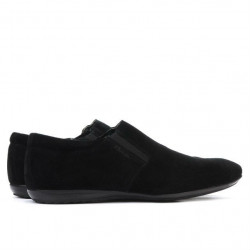 Men casual shoes 760 black velour
