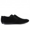 Men casual shoes 760 black velour