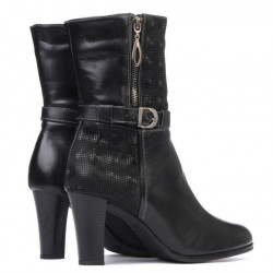 Women knee boots 1147 black combined