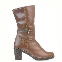 Women knee boots 3256 cappuccino
