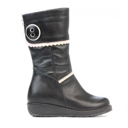 Small children knee boots 25c black combined