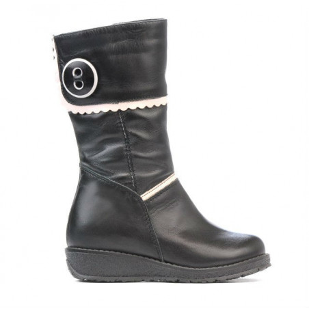 Small children knee boots 25c black combined