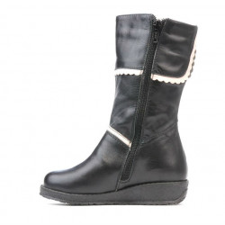 Small children knee boots 25c black combined
