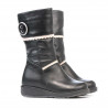 Small children knee boots 25c black combined
