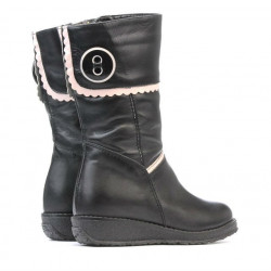 Small children knee boots 25c black combined