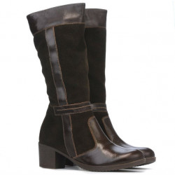 Women knee boots 3250 cafe combined