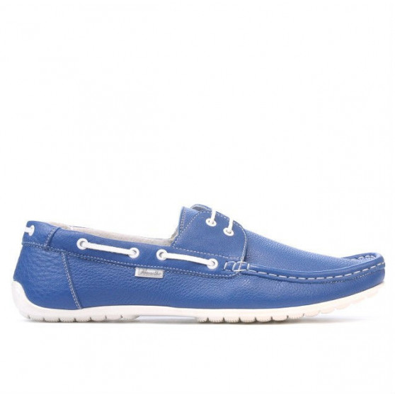 Men loafers, moccasins 778 biz indigo