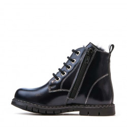 Small children boots 38c patent indigo