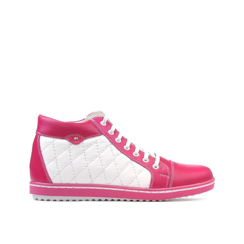 Women boots 3283 pink+white