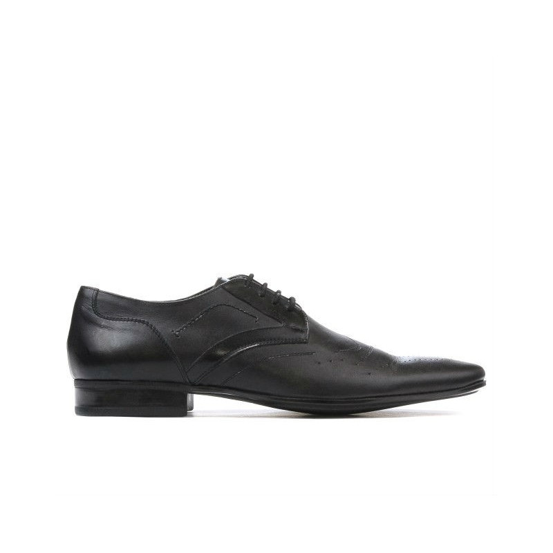 Men stylish, elegant shoes 800 black