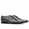 Men stylish, elegant shoes 800 gray