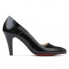 Women stylish, elegant shoes 1231 patent black
