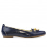 Women casual shoes 639 patent indigo