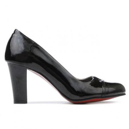 Women stylish, elegant shoes 1213 patent black