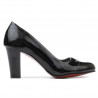 Women stylish, elegant shoes 1213 patent black