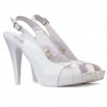 Women sandals 1222 patent white