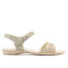 Women sandals 590 beige+caramel